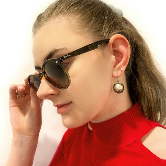 Ray-Ban Women's Brown Round Sunglasses - Picture 1 of 4
